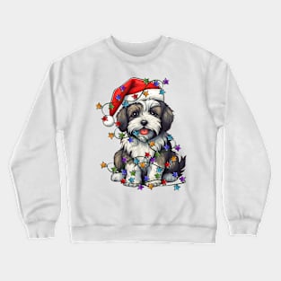 Christmas Puppy Crewneck Sweatshirt